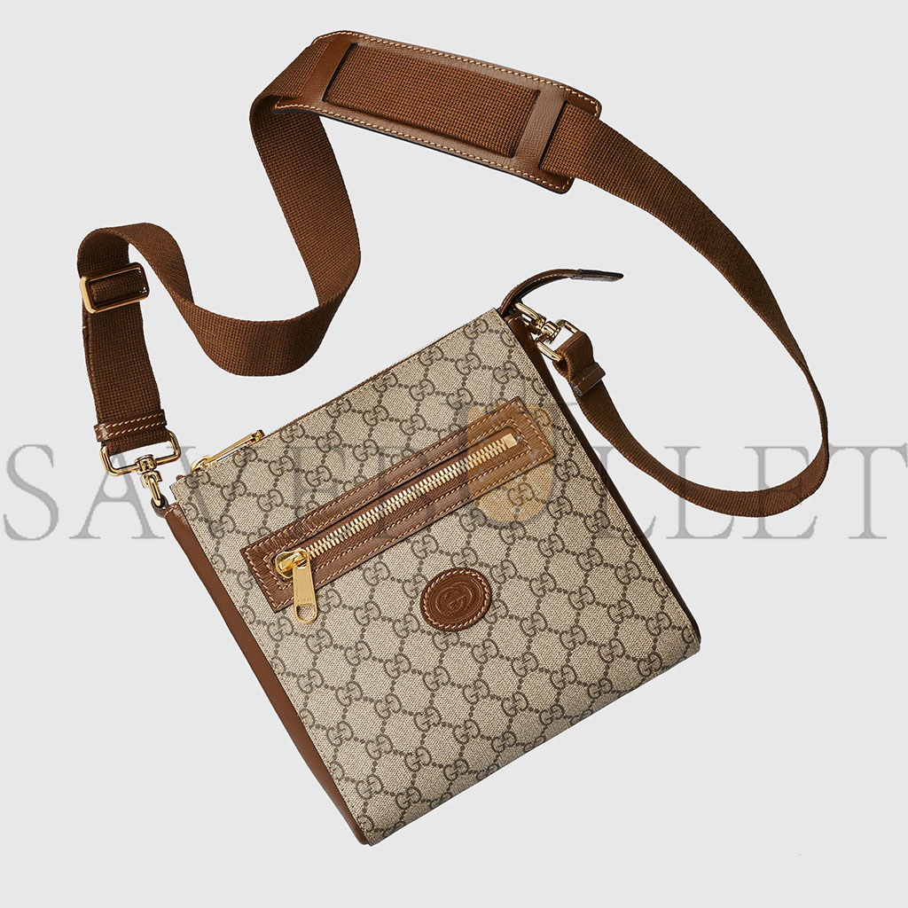 GUCCI GG SUPREME MESSENGER BAG 681021 (23.5*21*4.5cm)